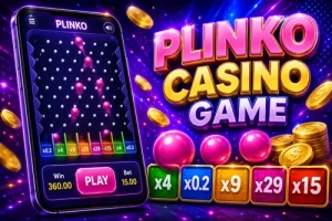 Banner del juego Plinko en Brazino777